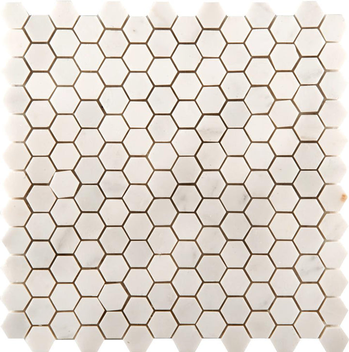 Emser Calacata 5-Pack Calacata Oro Natural Stone Marble Border Tile (12-in x 12-in)