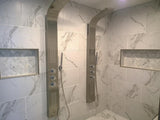 Emser Duomo Bianchi 6-in x 6-in Porcelain Tile Sample