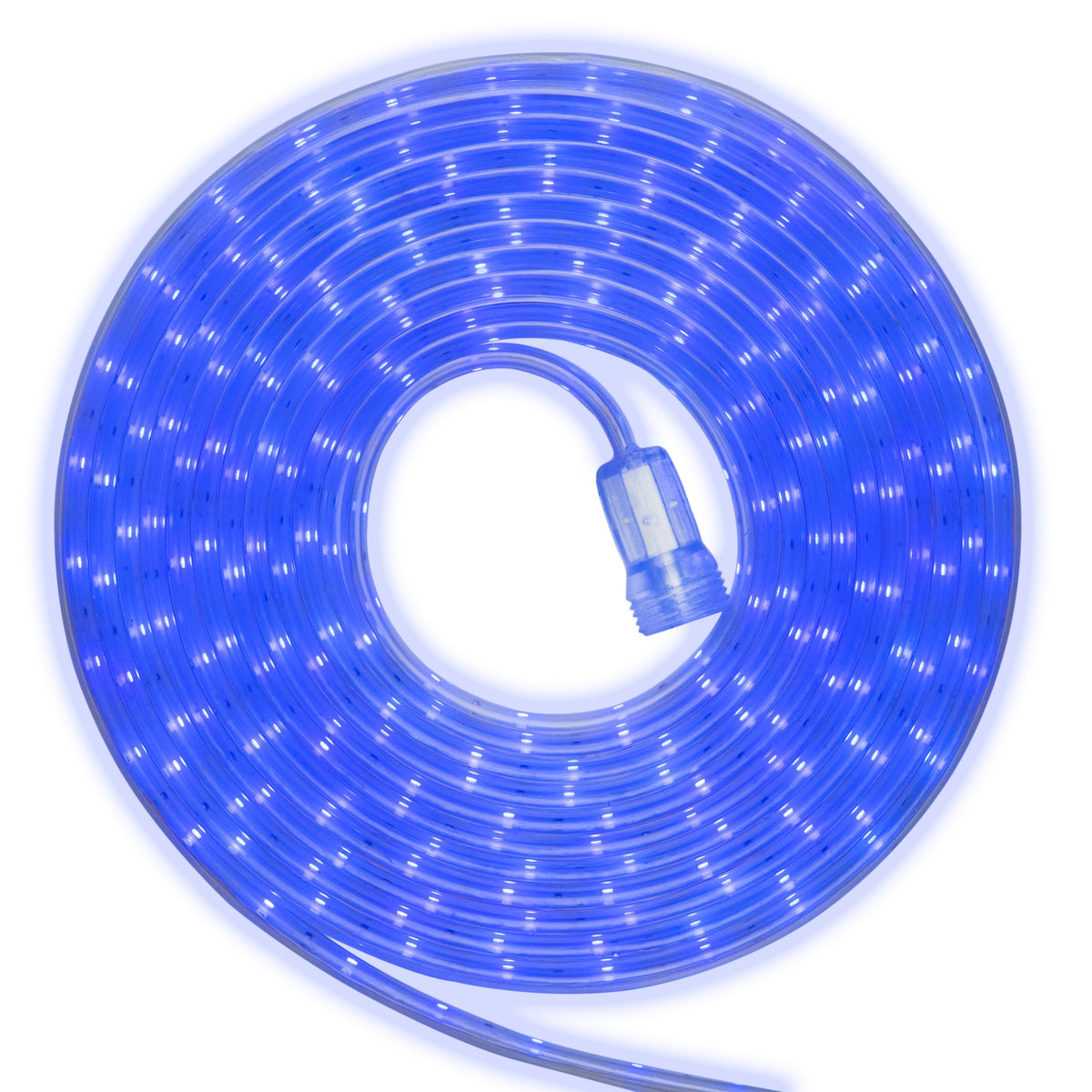 GE StayBright 240-Light 19.6-ft Blue Integrated LED Christmas Tape Lights