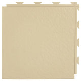 Greatmats Hiddenlock Slate Top Gray 12 in. x 12 in. x 1/4 in. PVC Plastic Interlocking Basement Floor Tile (Case of 20)