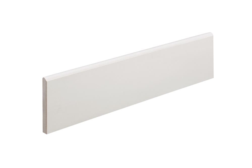 Emser Perspective Pure White Porcelain Bullnose Tile (3-in x 12-in)