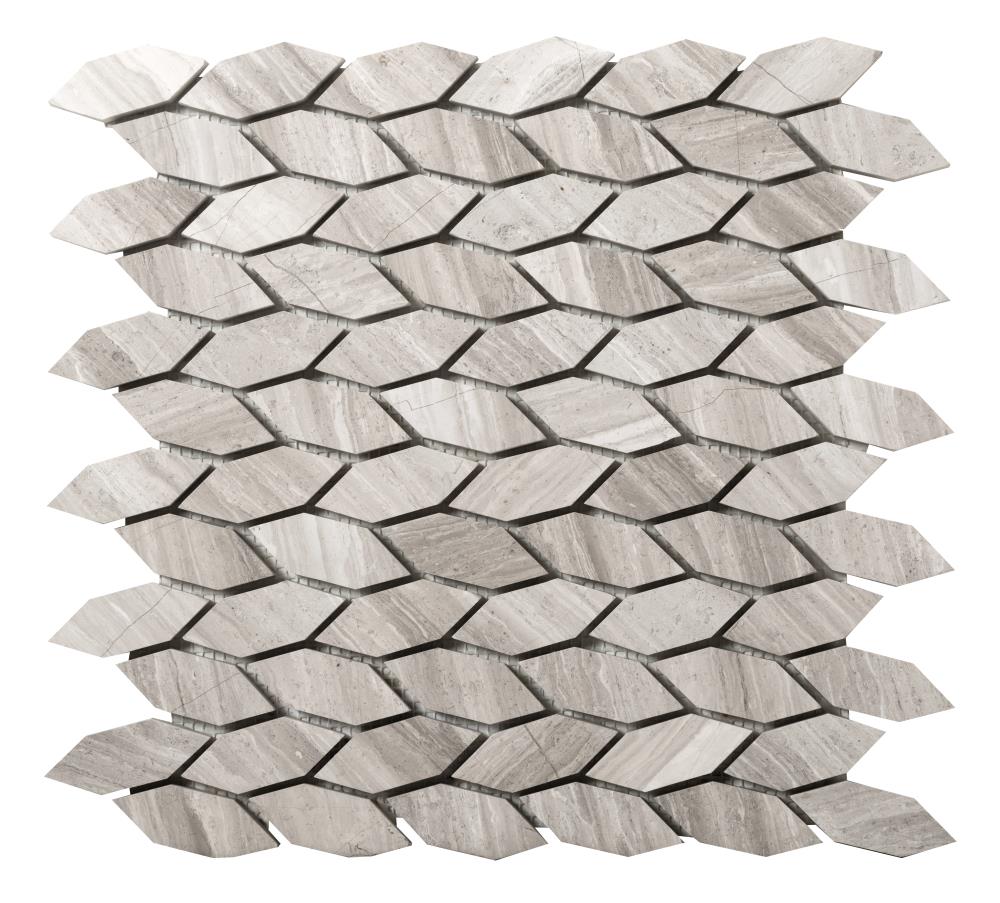 Emser Metro 10-Pack Gray Natural Stone Limestone Border Tile (12-in x 12-in)