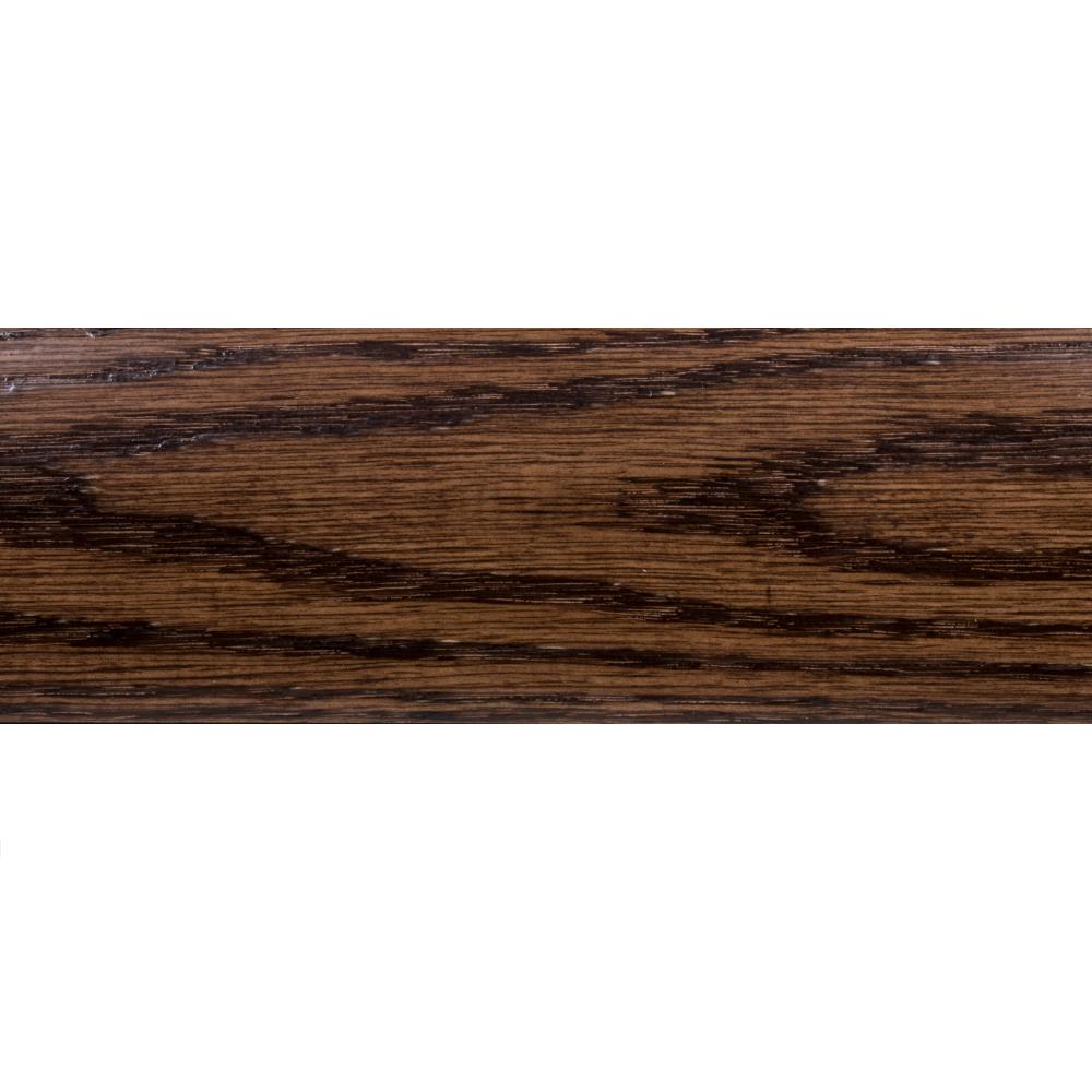 Flexco Solid Wood Stair Nose 2.75-in x 78-in Tapenade Prefinished Red Oak Stair Nosing
