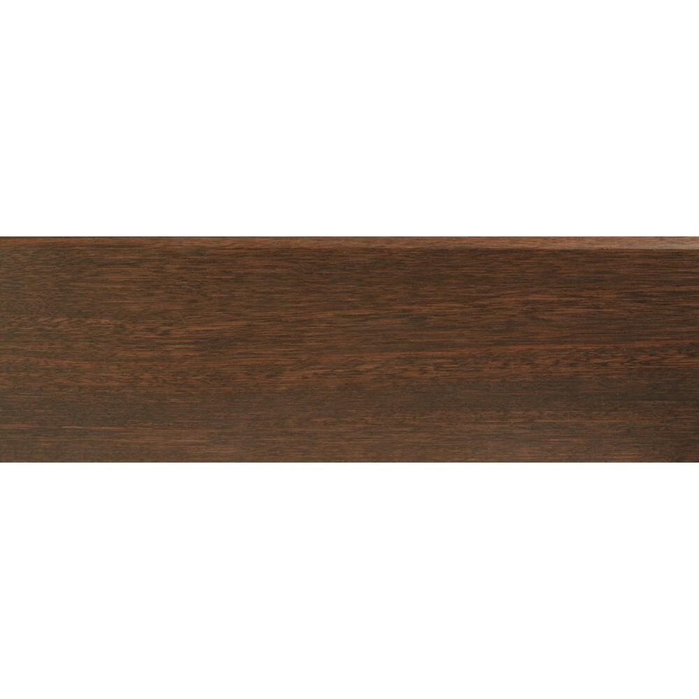 Flexco Solid Wood Stair Nose, 2.75-in W x 78-in L, Dark Amber/Chestnut Prefinished