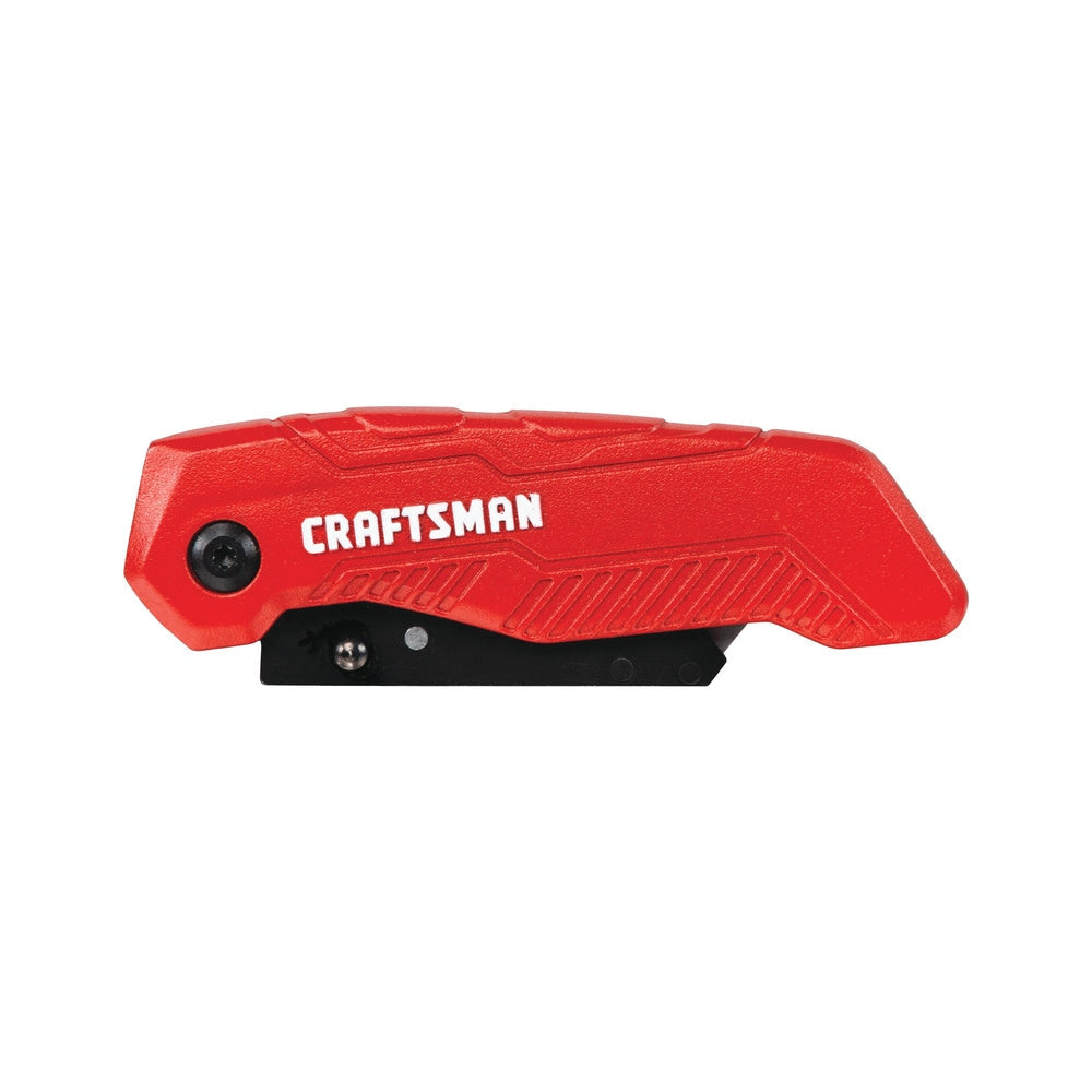 CRAFTSMAN 3/4-in 1-Blade Folding Utility Knife, Quick-Release, Carbon Steel Blade (CMHT10385)