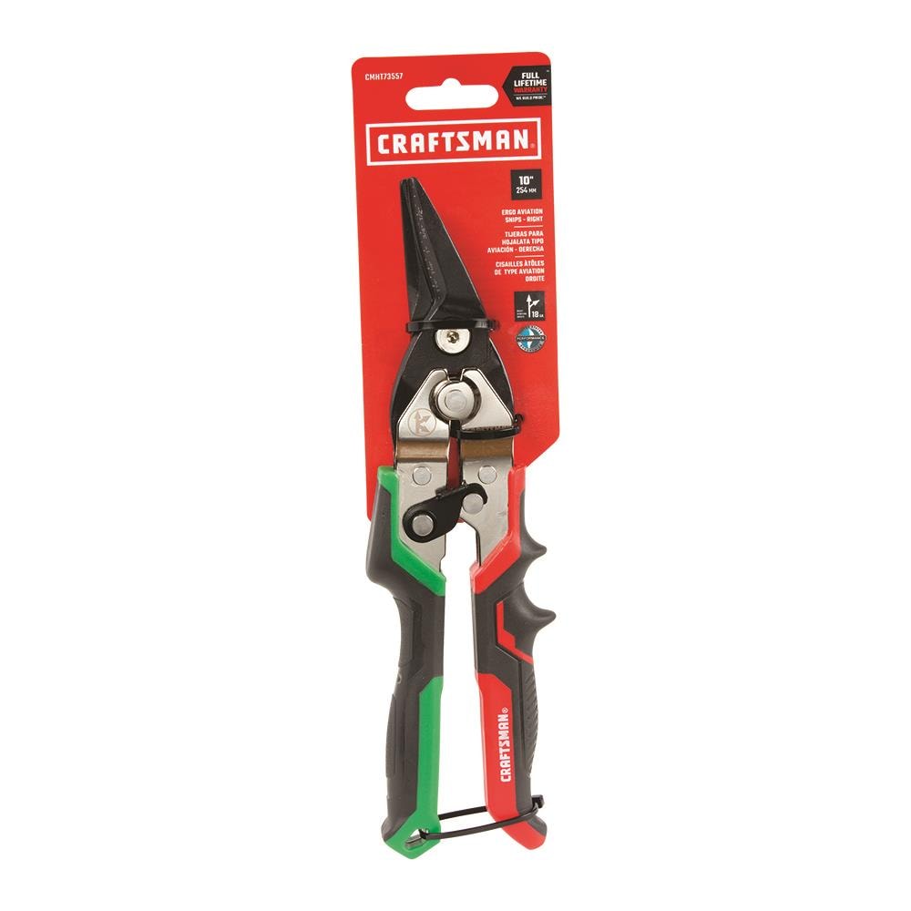 CRAFTSMAN 1.18-in 60CrV Right-Cut Aviation Snips