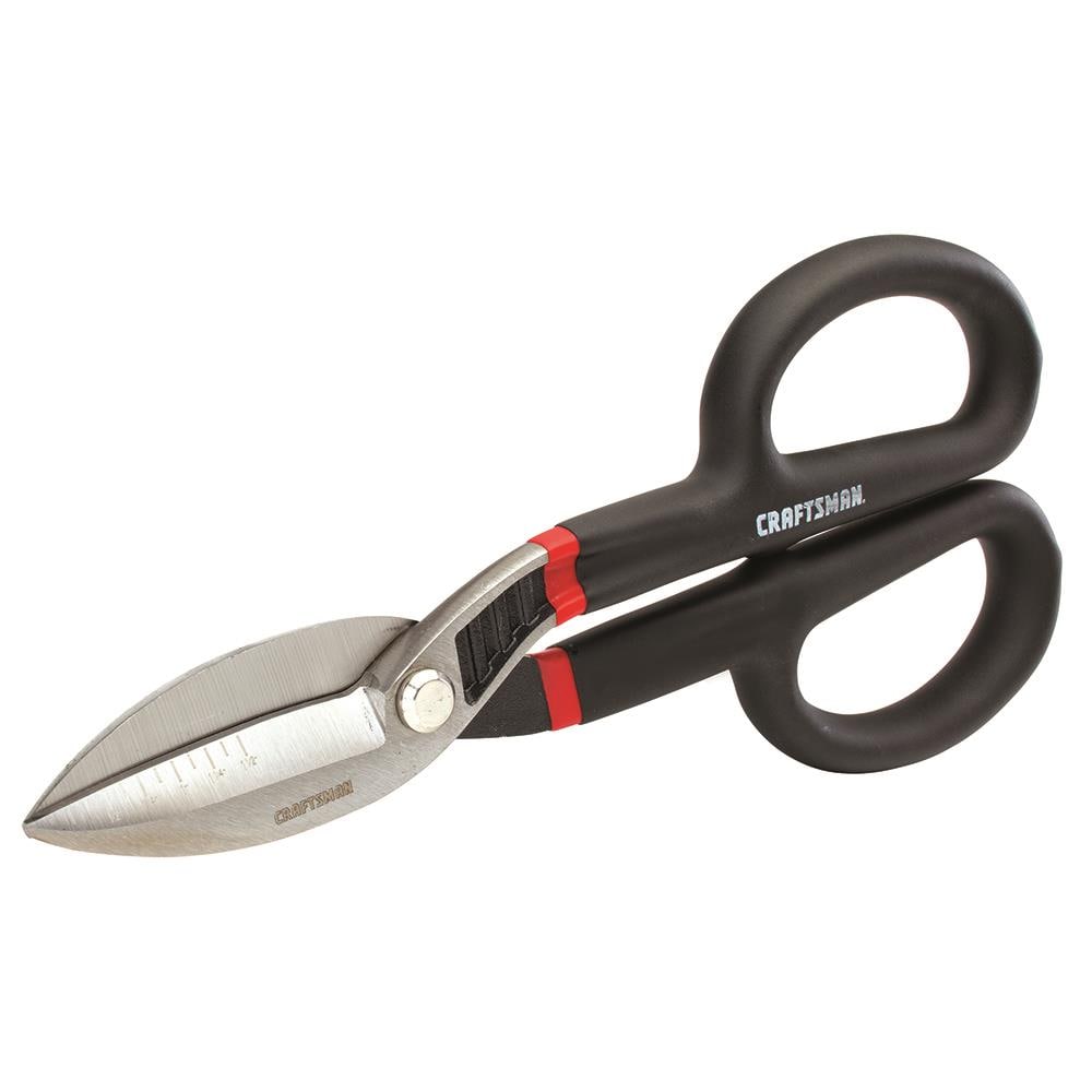 CRAFTSMAN 10-in All-Purpose Tin Snips, 2-in Blade (Straight Cut, Model CMHT73571)