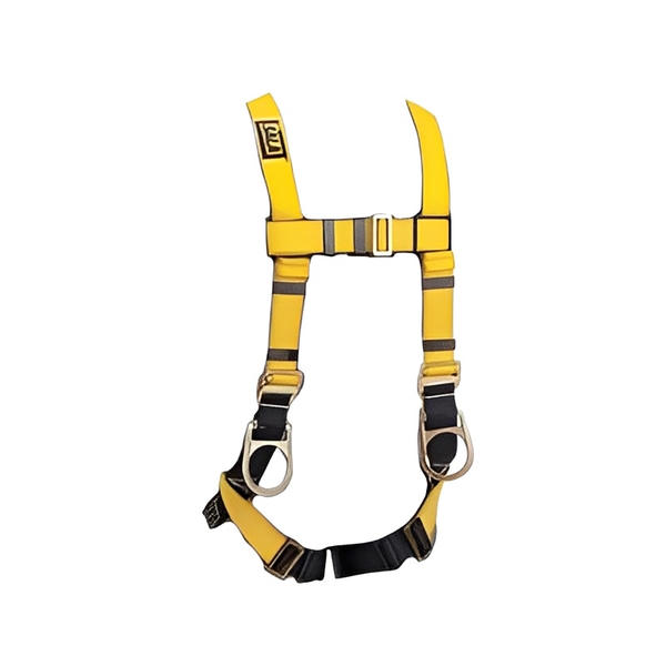 Construction Style Positioning Harness, Back D-ring, Pass-thru Buckle Leg Straps image 2