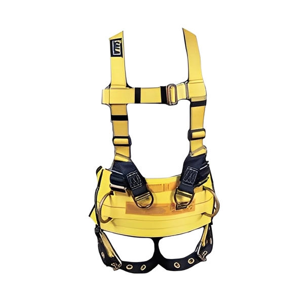 Delta Derrick Harness, Back/Lifting D-Rings, Tongue Buckle Leg Straps - All Sizes image 2