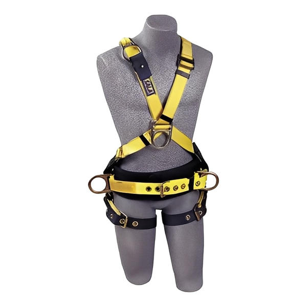 Delta II No-Tangle Crossover Harness, Back/ide/Front D-Rings, 18" Ext