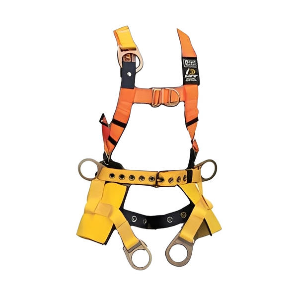 Chair Harness with Soft Seat Sling, Extended Back D-Ring and Side D-Rings - All Sizes image 2