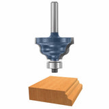 Bosch Carbide-Tipped Wavy Edge Router Bit, 1/4-in Shank, 1-1/4-in Dia