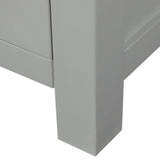 Modero 24 in. W x 71 in. H x 20 in. D Bathroom Linen Storage Tower Cabinet in Chilled Gray - Super Arbor