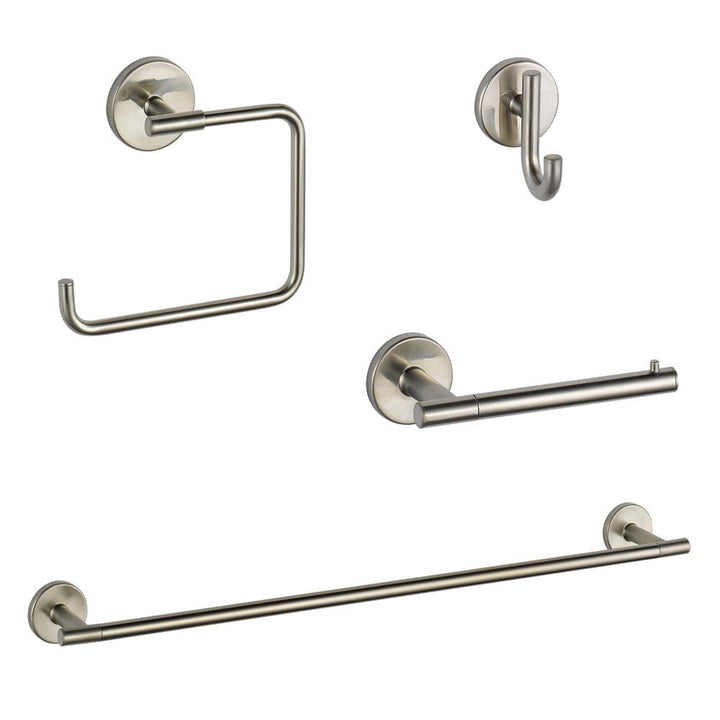 DELTA 4-Piece Trinsic Stainless Decorative Bathroom Hardware Set