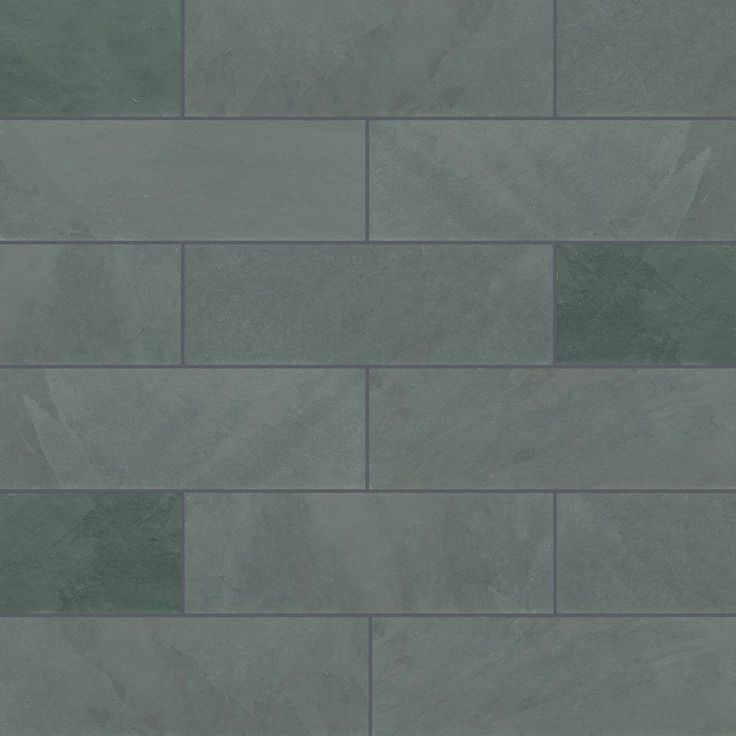 MSI Montauk Blue 4 in. x 12 in. Gauged Slate Floor and Blue Subway Tile (5 sq. ft./Case)