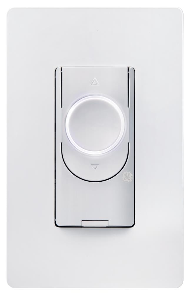 GE Smart C by GE 2-amp Multi-location White Wi‑Fi Touchless Illuminated Residential Light Switch with Wall Plate