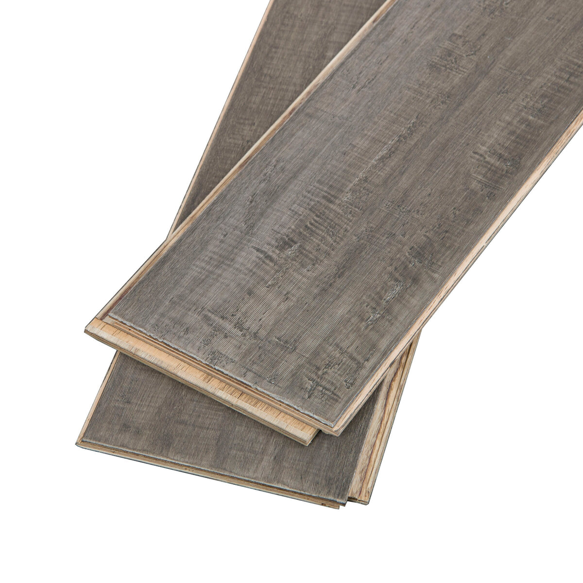 Cali Bamboo Eco-Engineered Prefinished Boardwalk Bamboo Distressed Engineered Hardwood Flooring Sample