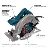 Bosch 15-Amp 7-1/4-in Corded Circular Saw with Steel Shoe (CS5)