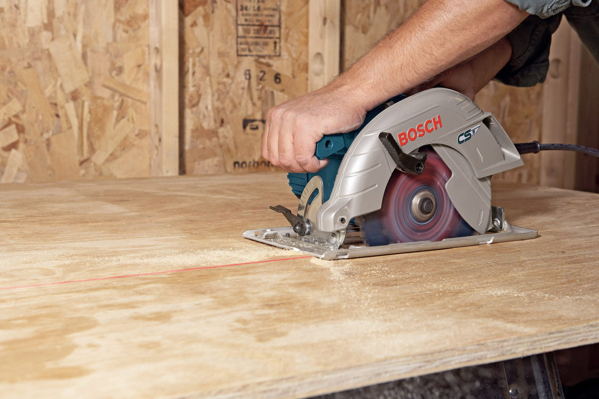 Bosch 15-Amp 7-1/4-in Corded Circular Saw with Steel Shoe (CS5)