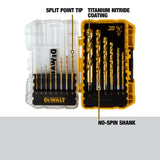 DEWALT 14-Piece Assorted Titanium Twist Drill Bit Set