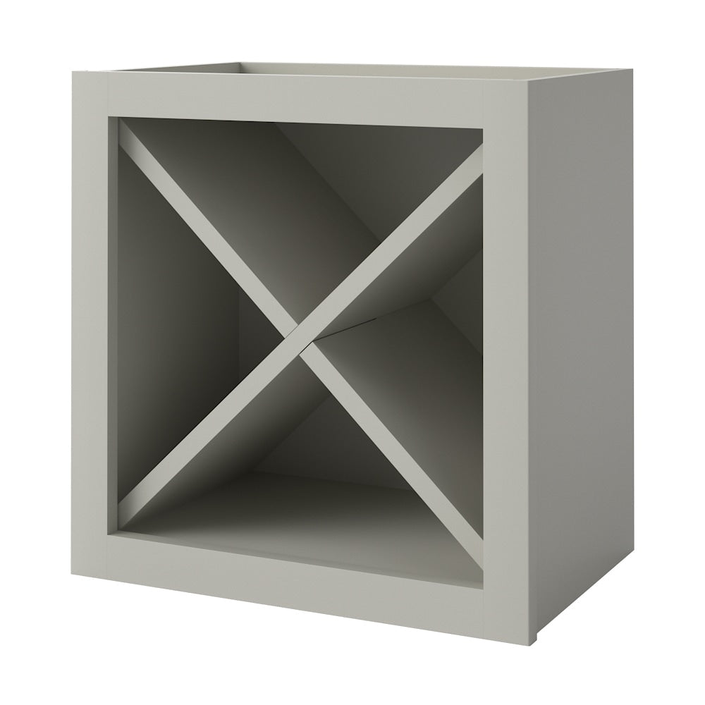 allen + roth Stonewall 18-in W x 18.125-in H x 12-in D Stone Open Cube Organizer Wall Fully Assembled Cabinet (Flat Panel Style)