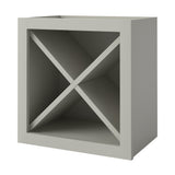 allen + roth Stonewall 18-in W x 18.125-in H x 12-in D Stone Open Cube Organizer Wall Fully Assembled Cabinet (Flat Panel Style)