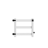 Freedom Post and Rail 4-ft H x 4-ft W White Vinyl Fence Gate (Unassembled)