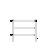 Freedom Post and Rail 4-ft H x 5-ft W White Vinyl Fence Gate (Unassembled)