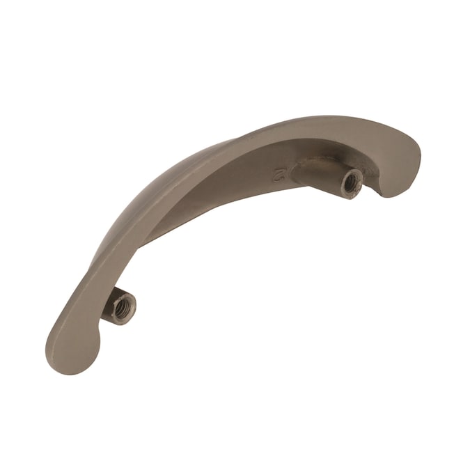 Amerock Cup Pulls 2-1/2-in (64mm) Center to Center Satin Nickel Oval Cup Drawer Pull