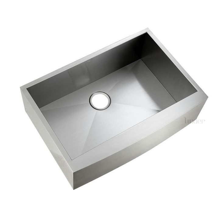 Handmade Farmhouse Apron-Front Stainless Steel 30 in. Single Bowl Kitchen Sink