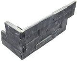Satori Charcoal Ledgestone Corner 6-in x 18-in Natural Slate Wall Tile, 4.4-sq ft Carton