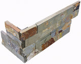 Satori Oxide Ledgestone Corner 6-in x 18-in Natural Stone Look Wall Tile (4.32-sq. ft/ Carton)