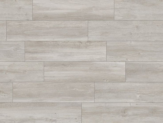 Style Selections Woods Vintage Gray 6-in x 24-in Glazed Porcelain Wood Look Floor Tile