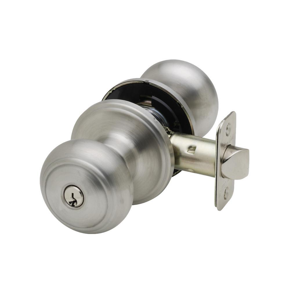 Colonial Black Entry Door Knob - Super Arbor