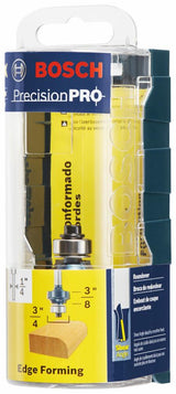 Bosch 1/8-in Carbide-Tipped Roundover Router Bit, 1/4-in Shank, 3/4-in OD