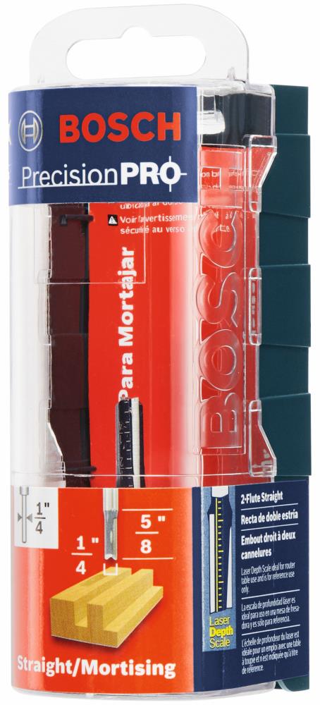 Bosch 1/4-in Carbide-Tipped Straight Router Bit