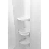48 in. x 34 in. Single-Threshold Shower Base with Center Drain in White - Super Arbor