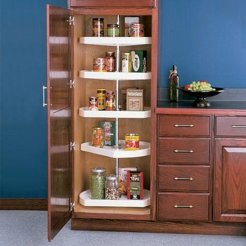Knape & Vogt 5-Tier Plastic D-shape Cabinet Lazy Susan