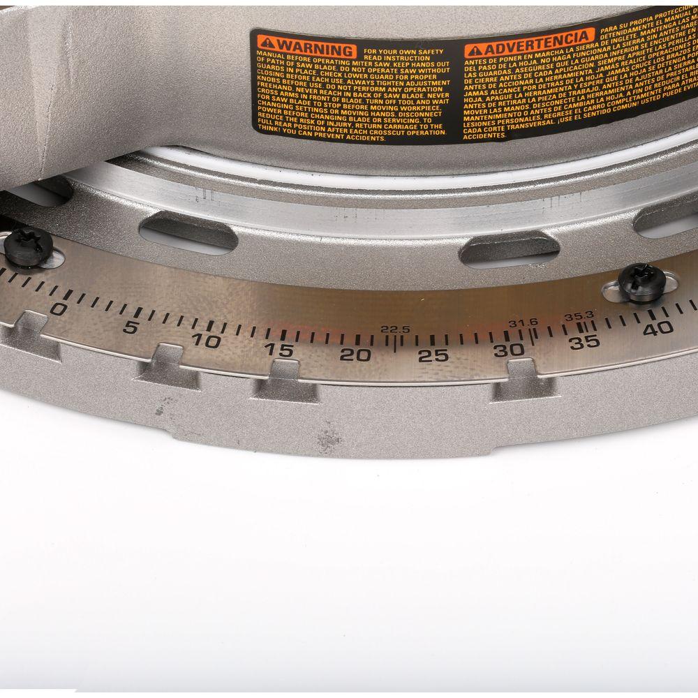 15 Amp Corded 12 in. Sliding Miter Saw with Rolling Miter Saw Stand - Super Arbor