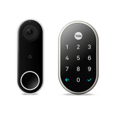 Nest x Yale Lock Satin Nickel with Google Nest Connect - Super Arbor