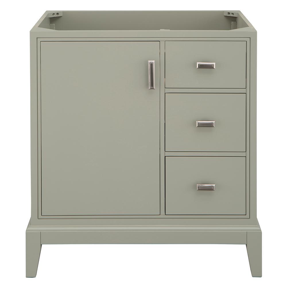 Shaelyn 30 in. W x 21.75 in. D Vanity Cabinet Only in White - Super Arbor