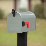 Grayson Medium, Steel, Post Mount Mailbox - Super Arbor