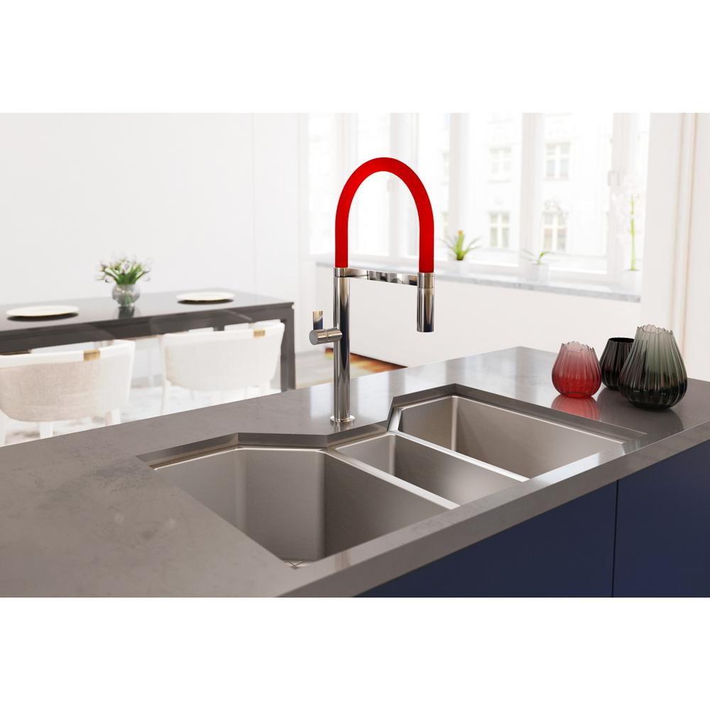 Undermount Stainless Steel 35 in. 16-Gauge Triple Bowl Kitchen Sink - Super Arbor