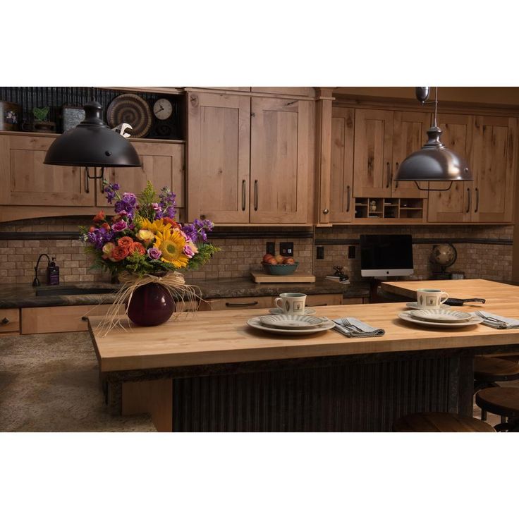Unfinished Birch 8 ft. L x 25 in. D x 1.5 in. T Butcher Block Countertop