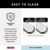 Delta  Windemere 24-in Brushed Nickel Wall Mount Double Towel Bar