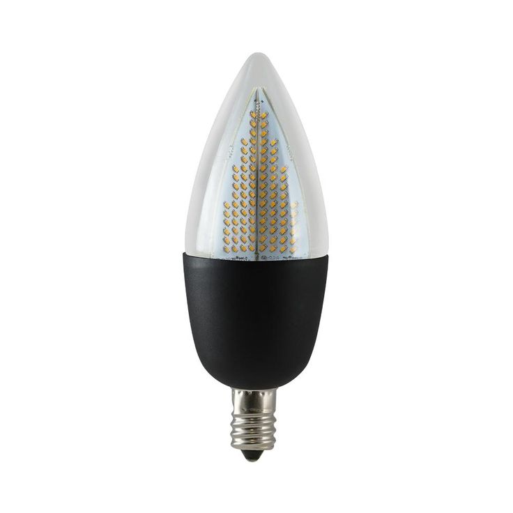 Euri Lighting 6-Watt Equivalent CA9.5 Flickering Flame LED Light Bulb (1-Bulb)