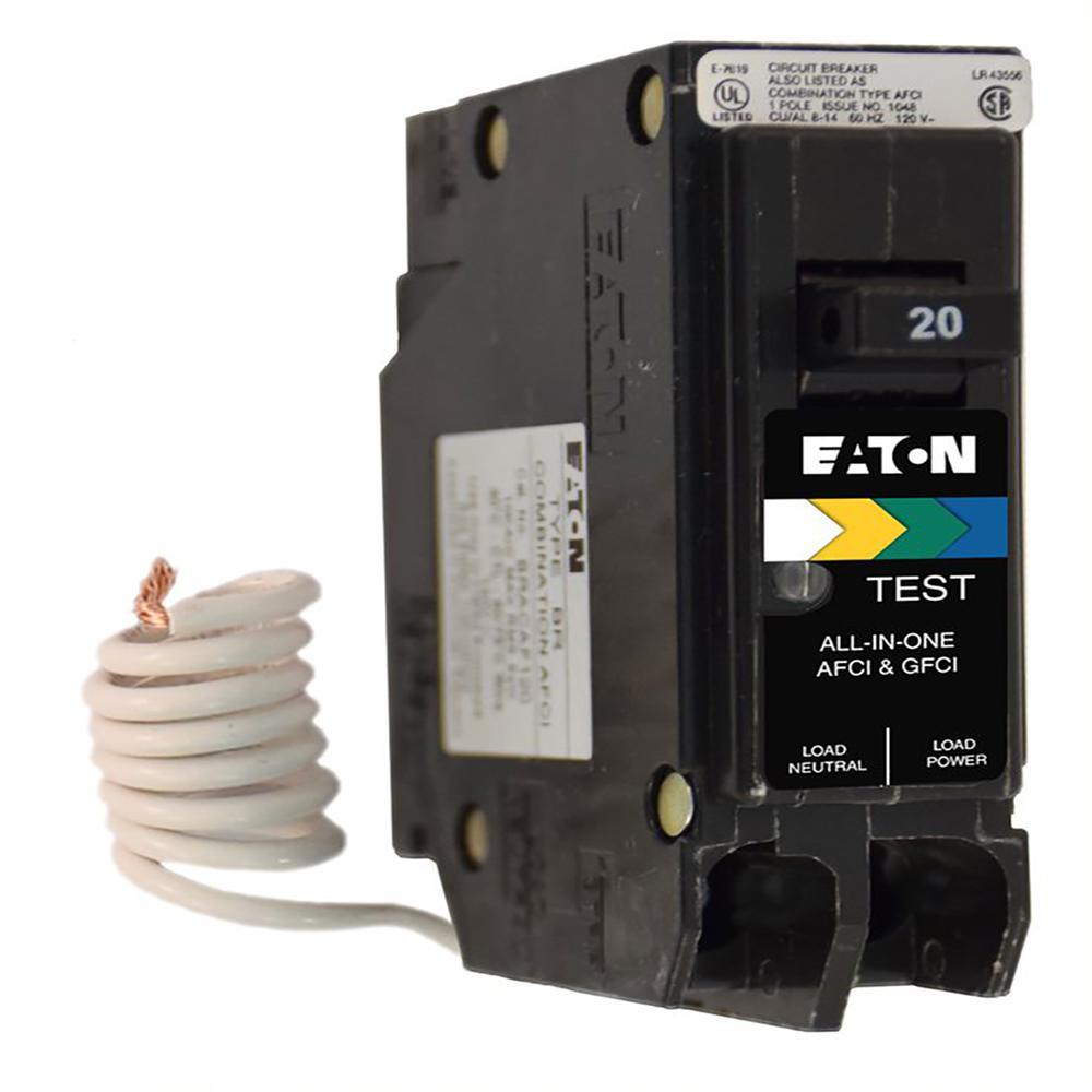 BR 20 Amp All in One AF/GF Breaker