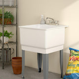 Aragon 4 in. Centerset 2-Handle Laundry Faucet in Chrome - Super Arbor
