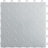 Swisstrax 12 in. W x 12 in. L Jet Black Diamondtrax Home Modular Polypropylene Flooring (50-Tile/Pack) (50 sq. ft.)