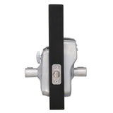 Plymouth Satin Chrome Electronic Door Lock with Elan Door Lever Featuring Flex Lock - Super Arbor